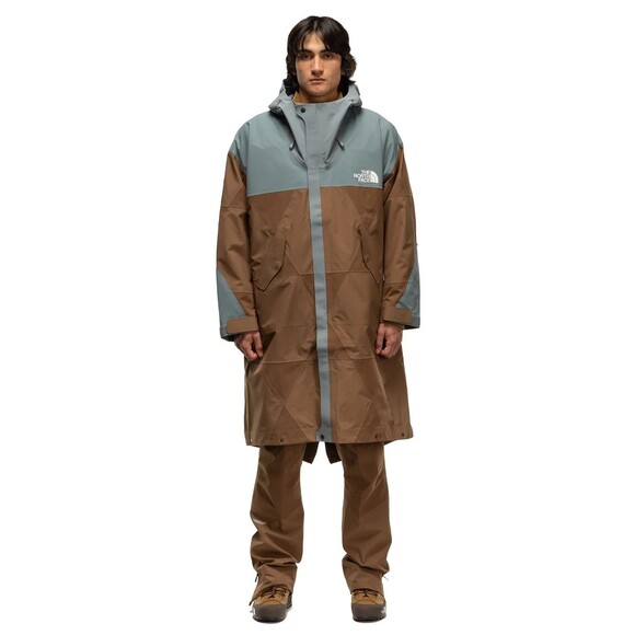 $750 THE NORTH FACE MEN'S X UNDERCOVER SOUKUU GEODESIC SHELL JACKET NWT BROWN